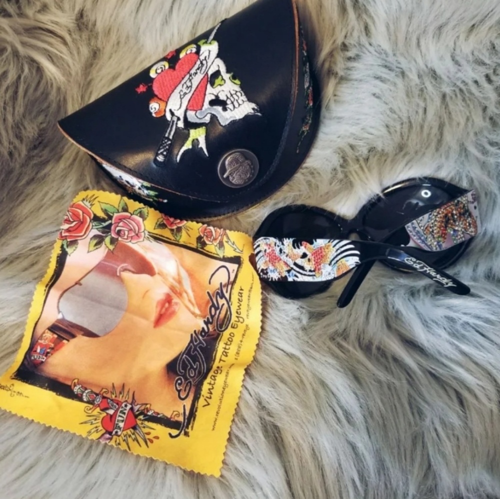 ED HARDY women's Sunglasses KOI FISH